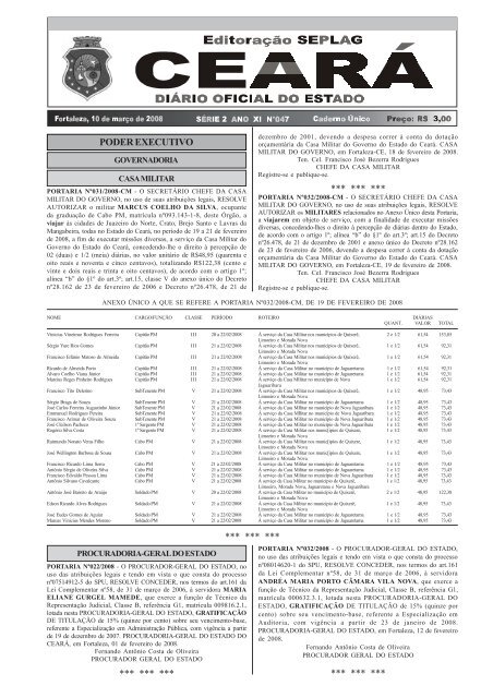 PORTARIA DEC/C Ex Nº 66 DE 13 DE MARÇO DE 2023