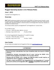 Rugged Operating System v3.9.3 Release Notes ... - RuggedCom