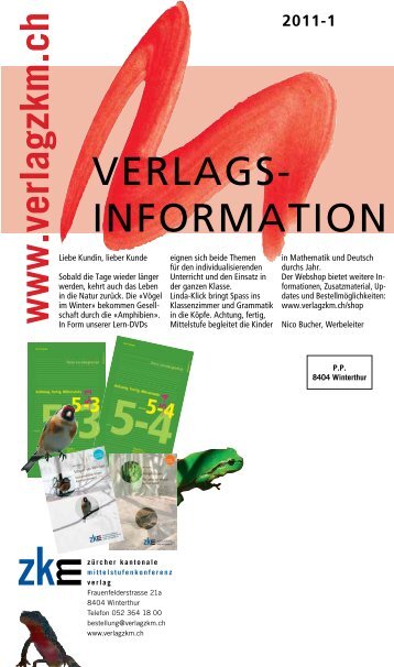 Verlagsinformation 2011-1