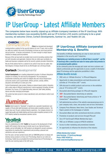 IPfocus - IP UserGroup