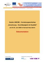 Gegenstandsbereich - ANKOM - Hochschul-Informations-System ...