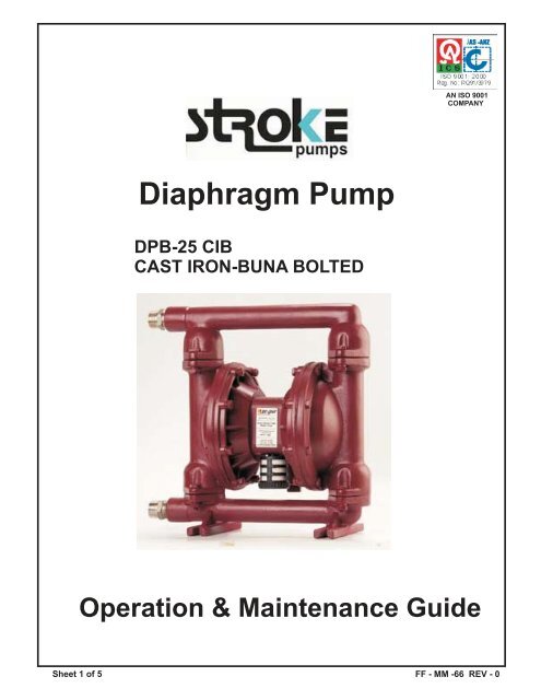 Diaphragm Pump - Stroke Pumps