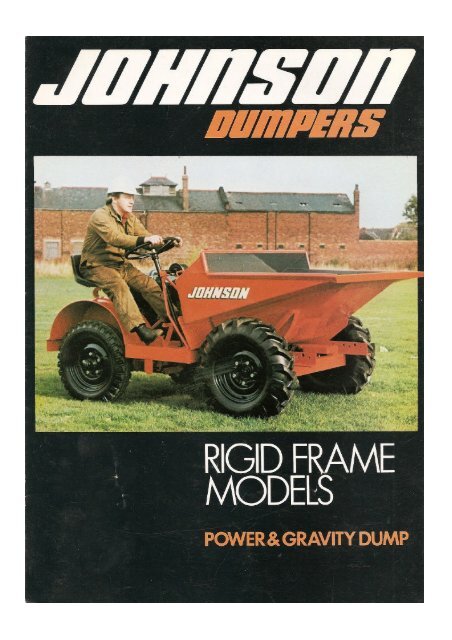 Johnson Construction Machinery Ltd 2WD dumpers - Diggers ...