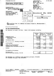 Steuerbescheid 2006, eingestellt 30.6.2008 - von Mathias Freund