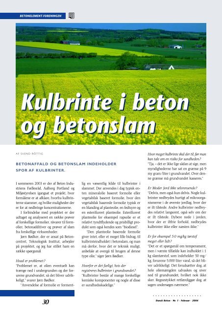 Download blad nr. 1-2004 som pdf - Dansk Beton