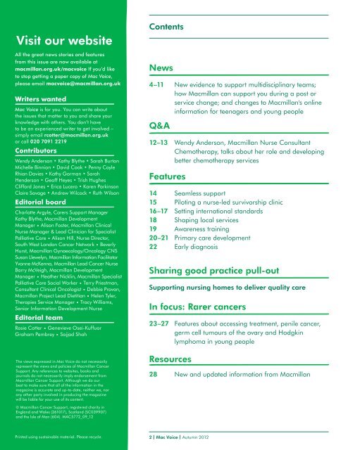 Download PDF here - Macmillan Cancer Support