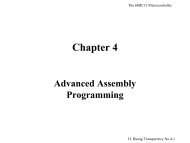 Chapter 4 : Advanced HC12 Assembly Programming - EngSoc