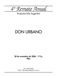 4º Remate Anual - heguy hnos. y cía. sa