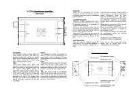 V-CANII User Manual - Musical Fidelity