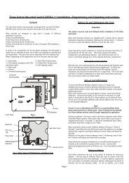 Three button Mounted Switch RPS03-** Installation ... - Rako Controls