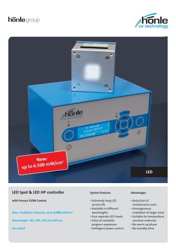 Product information LED Spot - Dr. HÃ¶nle AG