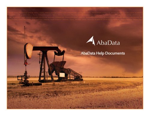 AbaData Help Documents - Abacus Datagraphics Ltd.