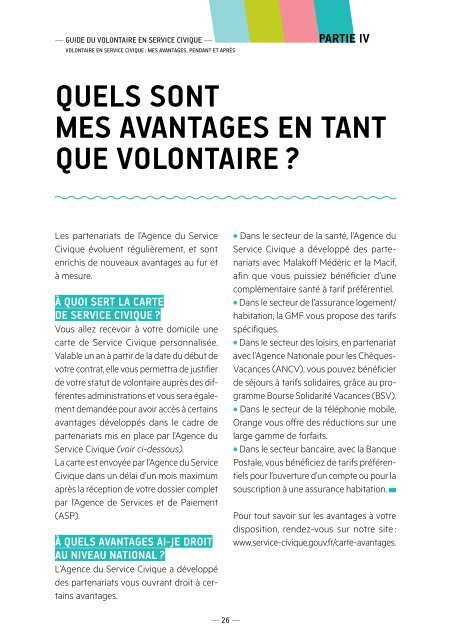 GUIDE DU VOLONTAIRE EN SERVICE CIVIQUE