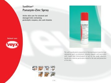 SanDitan® Panazym-Zinc Spray - Veyx-Pharma GmbH