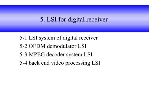 Digital receiver - DiBEG