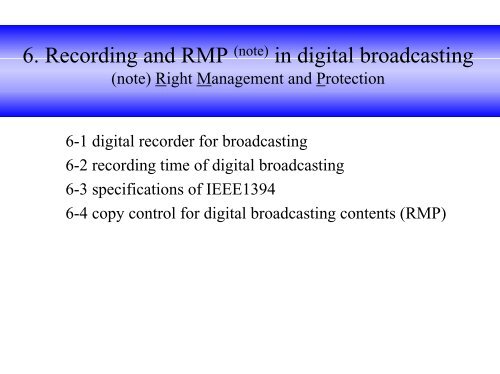 Digital receiver - DiBEG