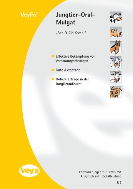Jungtier-Oral- Mulgat VeyFo® - Veyx-Pharma GmbH