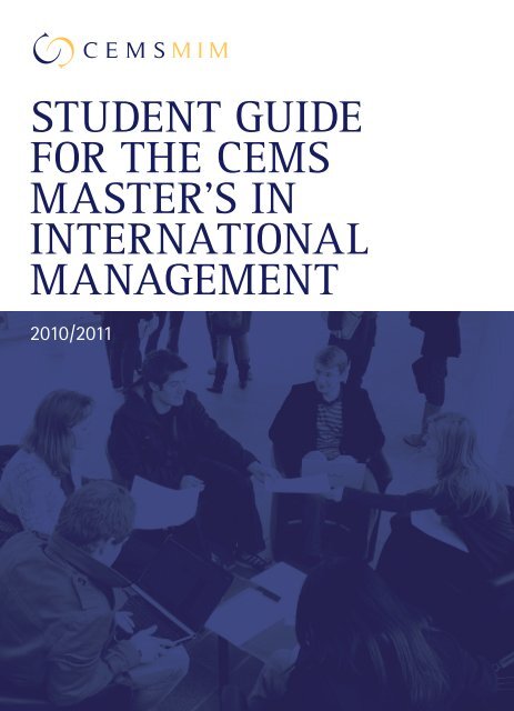 CEMS MIM Student Guide