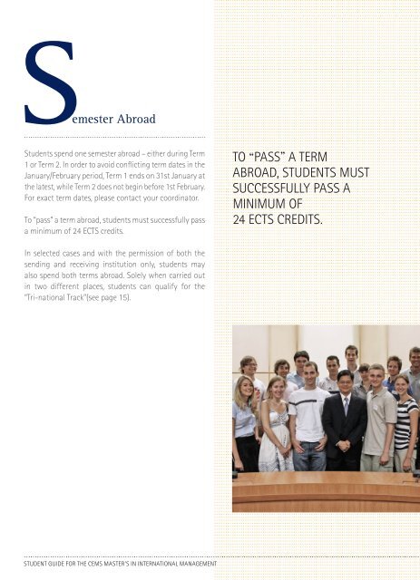 CEMS MIM Student Guide