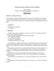 The Submission and Review Process