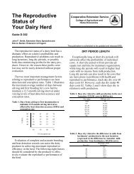 The Reproductive Status of Your Dairy Herd - New Mexico State ...