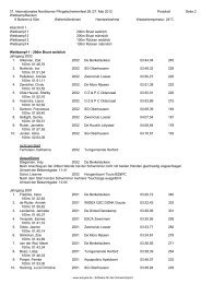 2012 / Protokoll des 37. Internationalen ... - WASPO Nordhorn