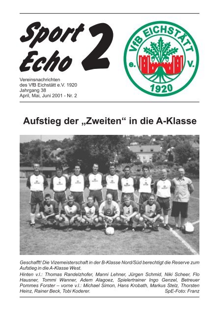 ECHO 2-2001.pdf - VfB Eichstätt