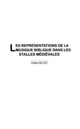 les representations de la musique biblique dans les stalles ...