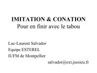 Imitation (conative) - Luc-Laurent Salvador - Free