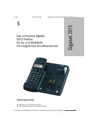 Siemens GigaSet 2015 und Mobilteil 2000 S.pdf - Wasser.de