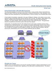 Virtual Extensible LAN (VXLAN) Overview VXLAN Use ... - tecnologika