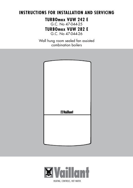 TURBOmax VUW 282 E - Heatingspares247.com