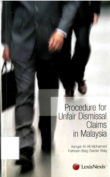 procedure for unfair dismissal claims in malaysia - IREP