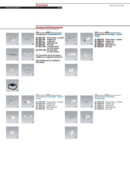 PAGE 1-5 TECHNICAL INFORMATION.FH11 - Spazio Lighting