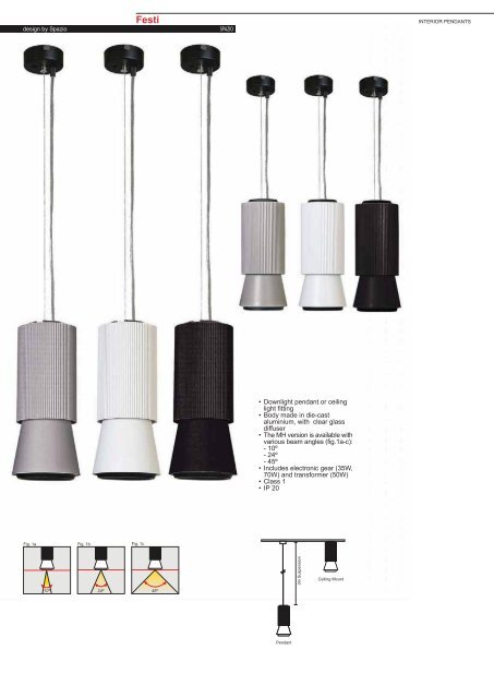 PAGE 1-5 TECHNICAL INFORMATION.FH11 - Spazio Lighting