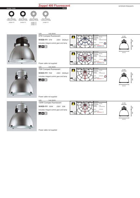 PAGE 1-5 TECHNICAL INFORMATION.FH11 - Spazio Lighting