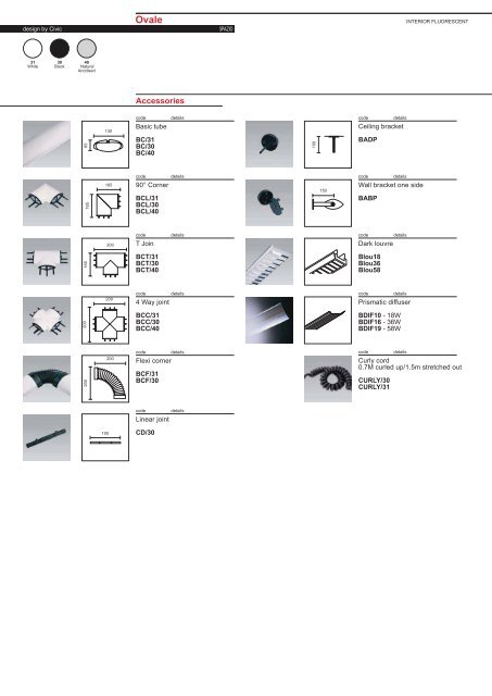 PAGE 1-5 TECHNICAL INFORMATION.FH11 - Spazio Lighting