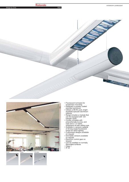 PAGE 1-5 TECHNICAL INFORMATION.FH11 - Spazio Lighting