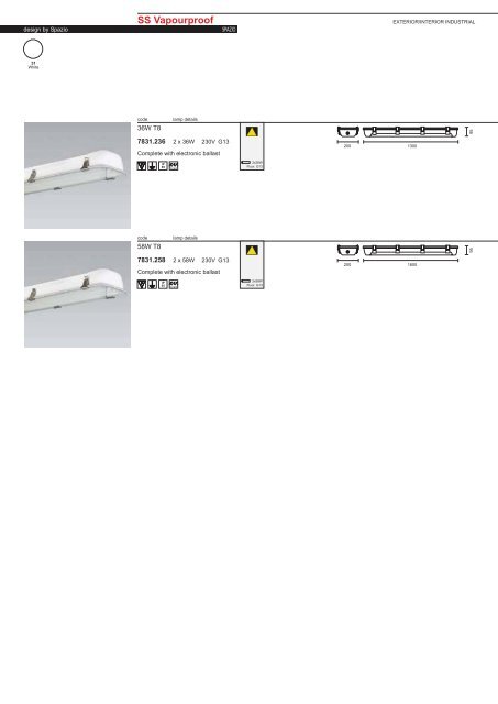 PAGE 1-5 TECHNICAL INFORMATION.FH11 - Spazio Lighting