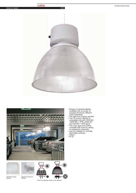 PAGE 1-5 TECHNICAL INFORMATION.FH11 - Spazio Lighting