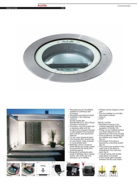 PAGE 1-5 TECHNICAL INFORMATION.FH11 - Spazio Lighting