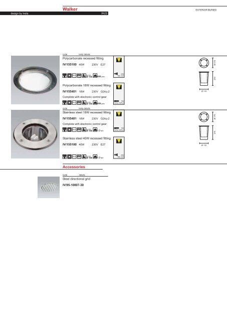 PAGE 1-5 TECHNICAL INFORMATION.FH11 - Spazio Lighting