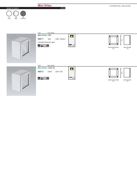 PAGE 1-5 TECHNICAL INFORMATION.FH11 - Spazio Lighting