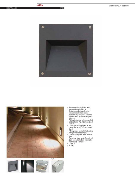 PAGE 1-5 TECHNICAL INFORMATION.FH11 - Spazio Lighting