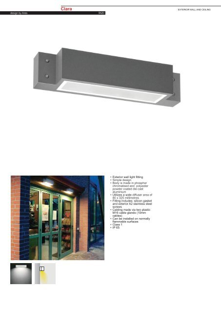 PAGE 1-5 TECHNICAL INFORMATION.FH11 - Spazio Lighting