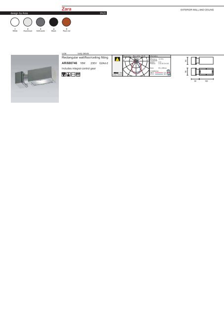 PAGE 1-5 TECHNICAL INFORMATION.FH11 - Spazio Lighting