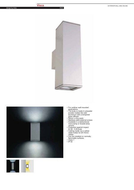 PAGE 1-5 TECHNICAL INFORMATION.FH11 - Spazio Lighting