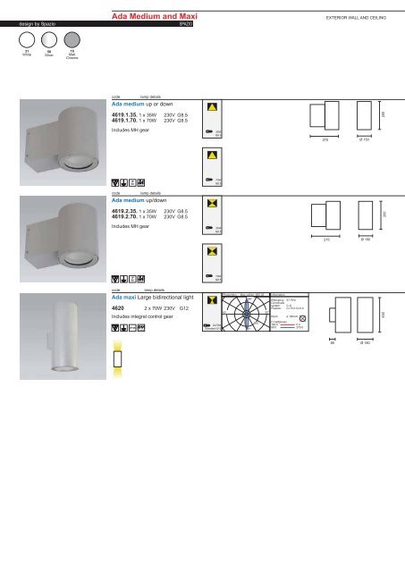 PAGE 1-5 TECHNICAL INFORMATION.FH11 - Spazio Lighting