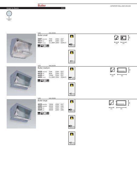 PAGE 1-5 TECHNICAL INFORMATION.FH11 - Spazio Lighting