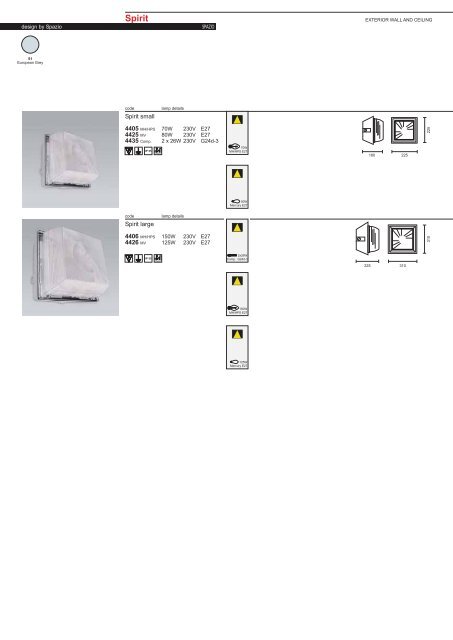 PAGE 1-5 TECHNICAL INFORMATION.FH11 - Spazio Lighting